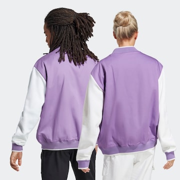 ADIDAS SPORTSWEAR Athletic Jacket 'All Szn Logomania Coliate' in Purple