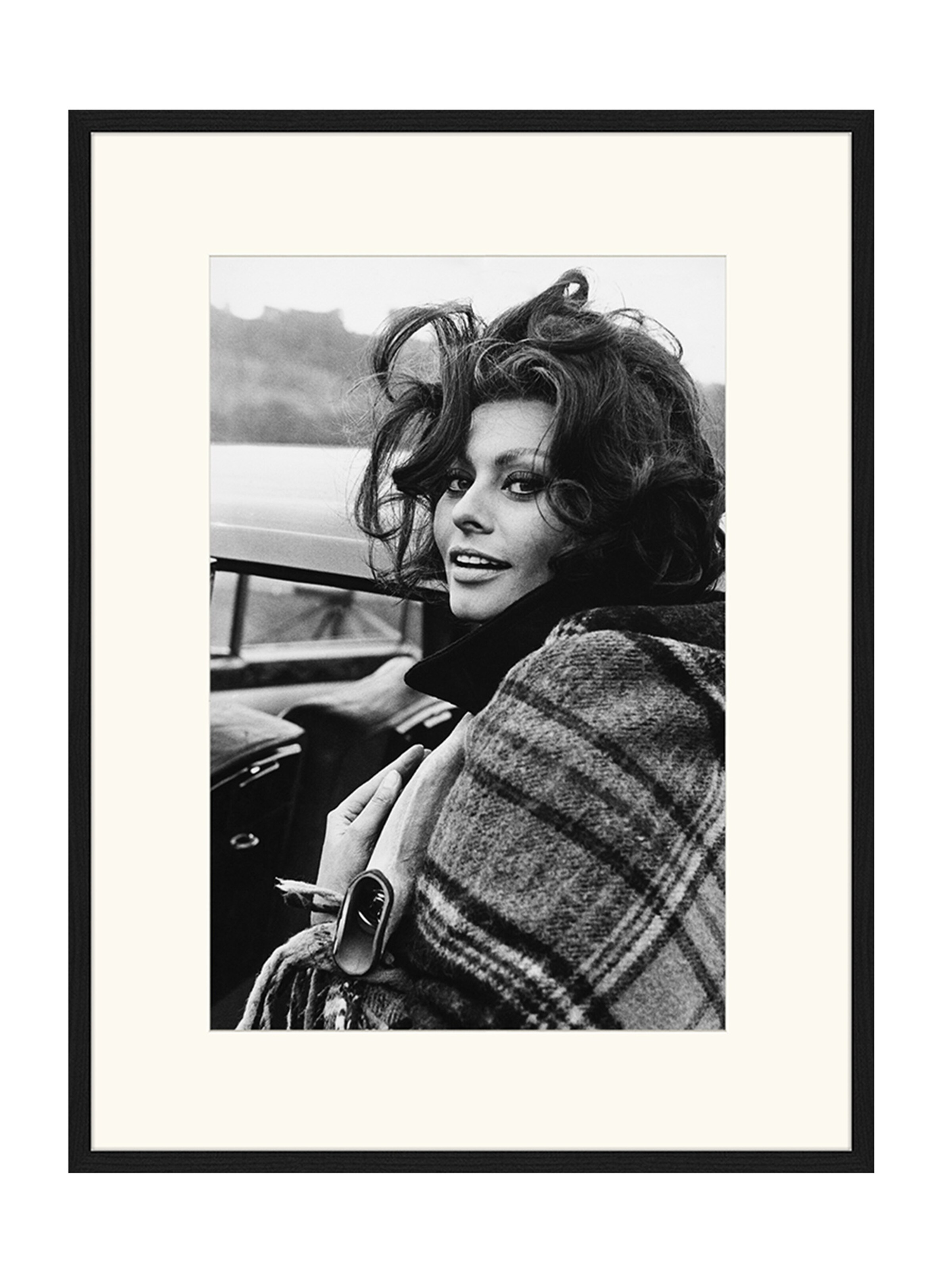 Liv Corday Bild 'Sophia Loren' in Schwarz: Vorderseite