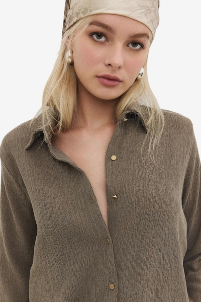 No Matter What Bluse in braun, Produktansicht