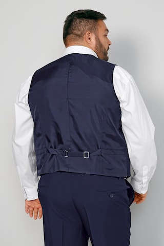 Men Plus Suit Vest in Blue