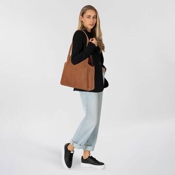 Sac bandoulière 'Lavish' Cowboysbag en marron