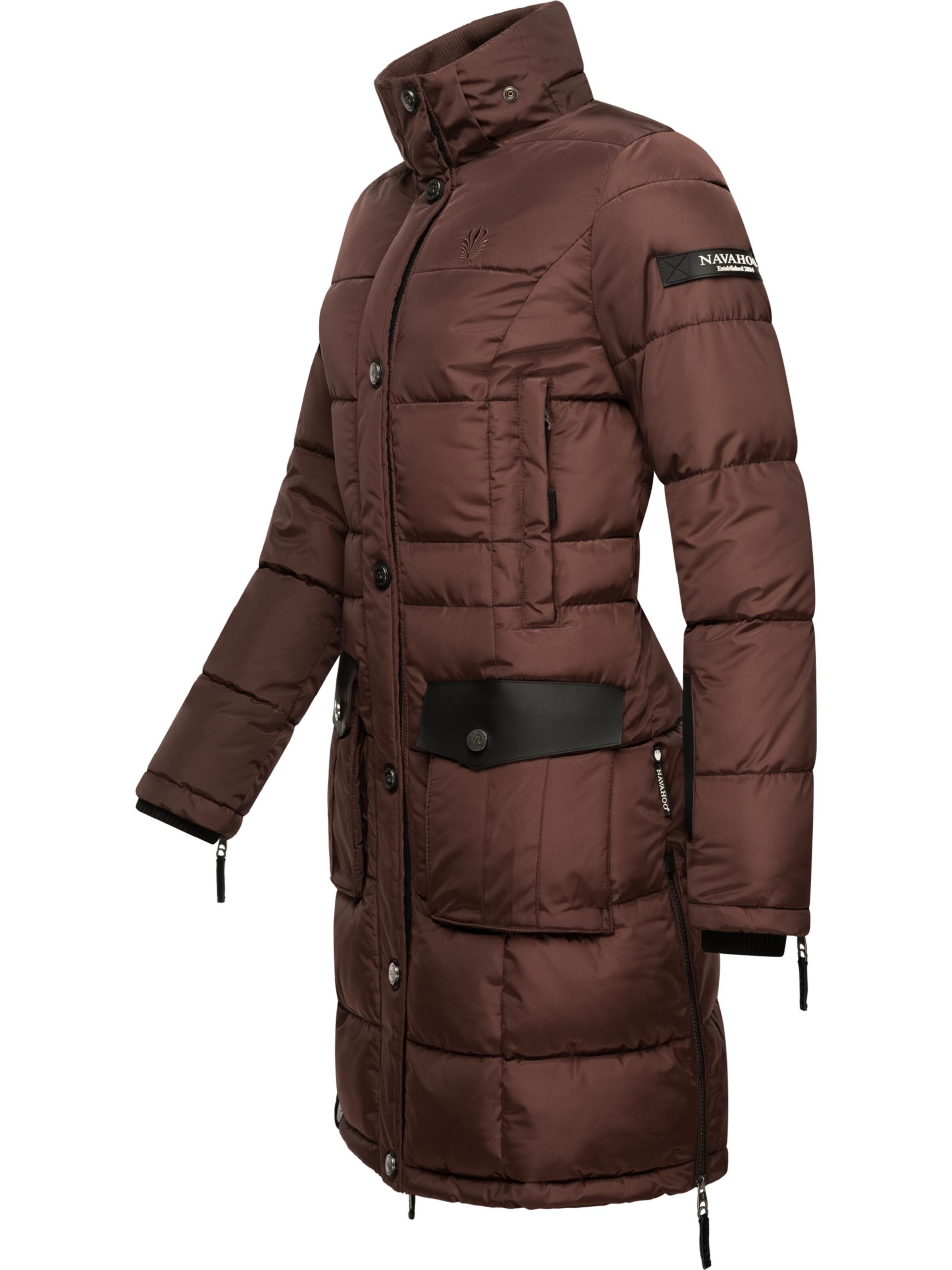 NAVAHOO Зимнее пальто 'Sinja' в Коричневый