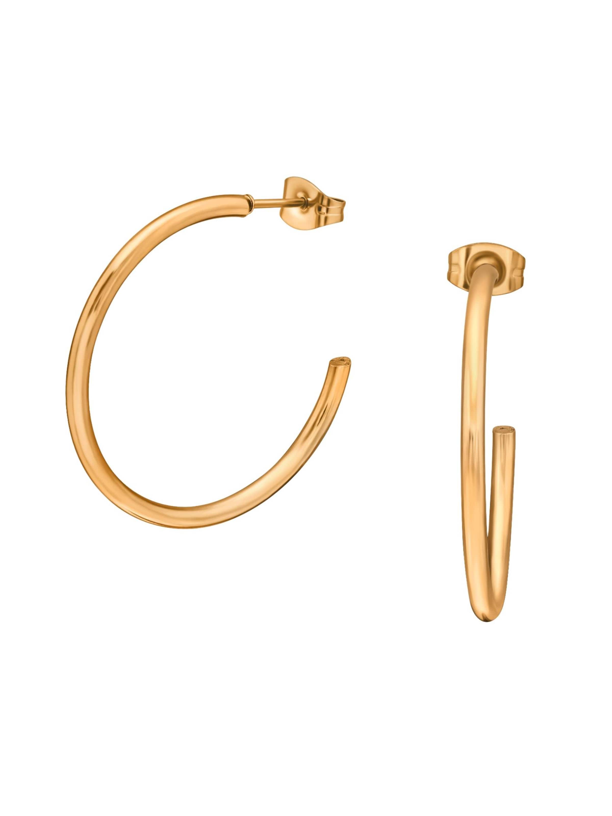 Maxte Earrings in Gold: front