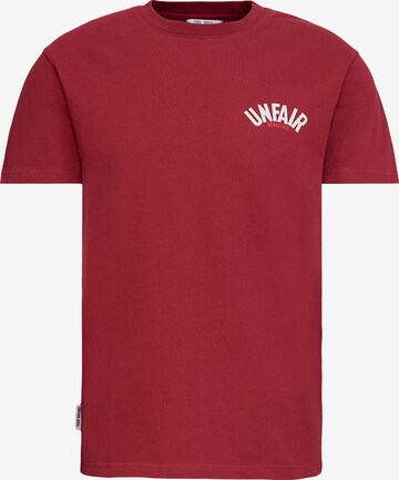 Unfair Athletics T-Shirt in Rot: predná strana