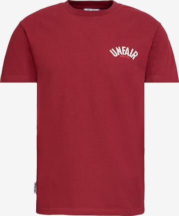 Unfair Athletics Shirt in Rood: voorkant
