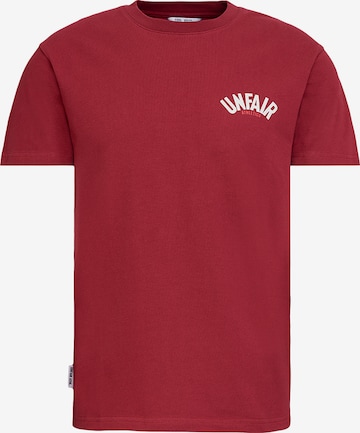 Unfair Athletics T-Shirt in Rot: predná strana