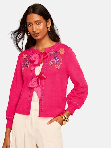 Giacchetta di love & roses in rosa: frontale