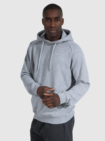 Sweat-shirt 'Jagger' Smilodox en gris : devant