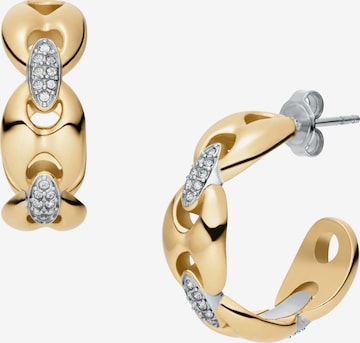 FOSSILNaušnice 'HERITAGE' - zlatna boja: prednji dio