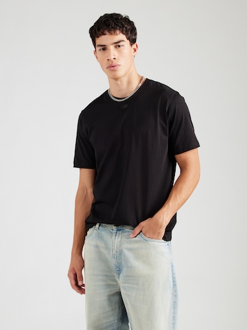 DIESEL Футболка 'T-ADJUST-MAREY' в Черный: спереди