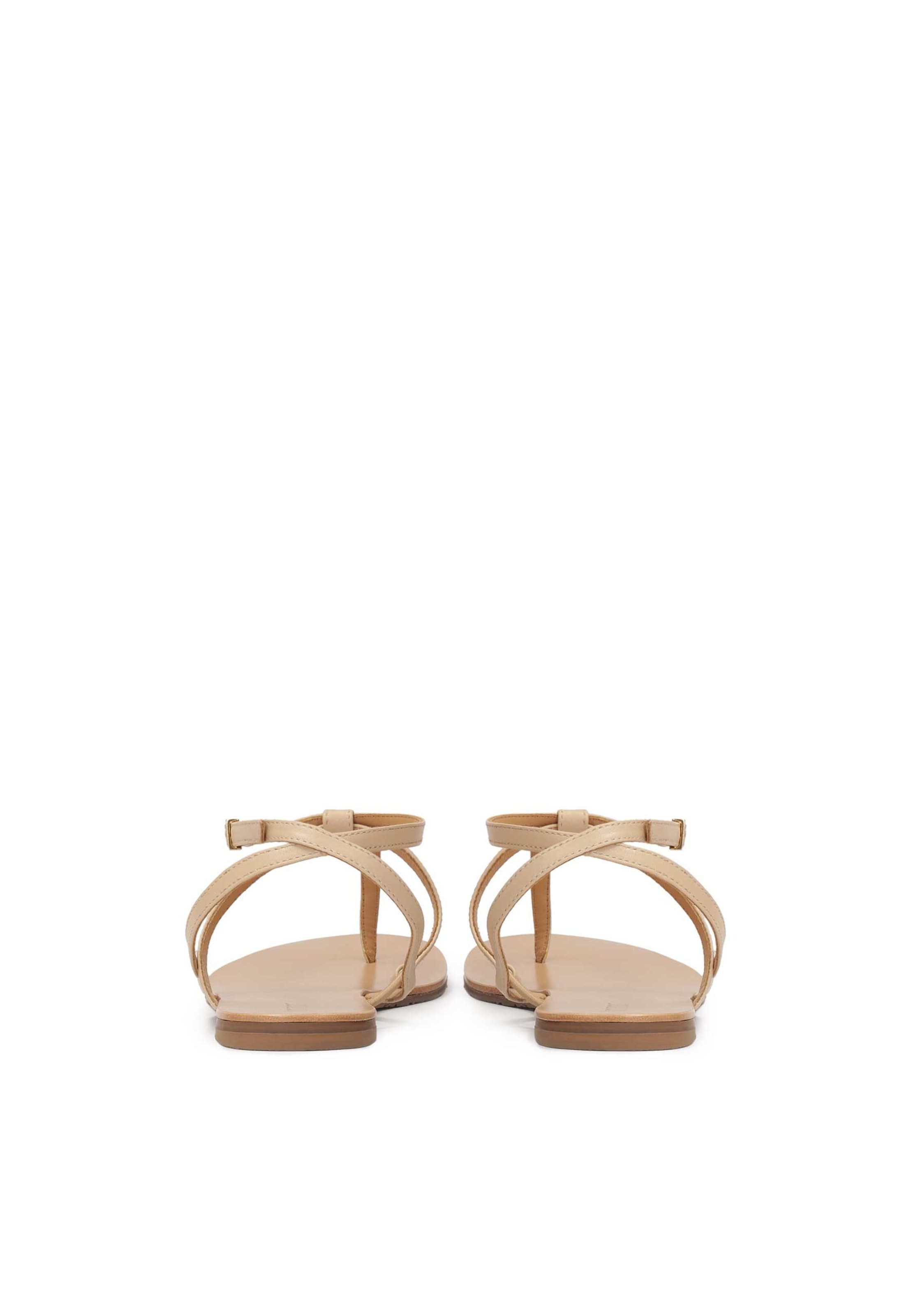 Kazar T-Bar Sandals in Beige