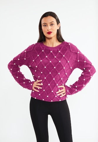 faina Pullover 'Koosh' in Pink: predná strana