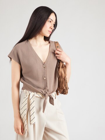 ONLY Blus 'ONLSIESTA' i brun: framsida