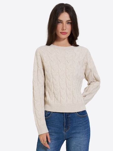 Imily Bela Trui in Beige: voorkant