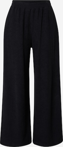 Wide Leg Pantalon 'Elsa' A LOT LESS en noir : devant