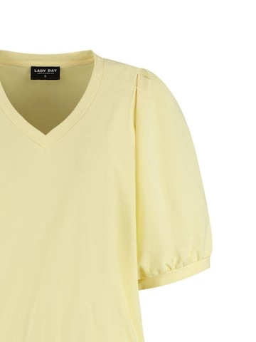 Lady Day Shirt 'Lady Day Amie-V yellow' in Yellow