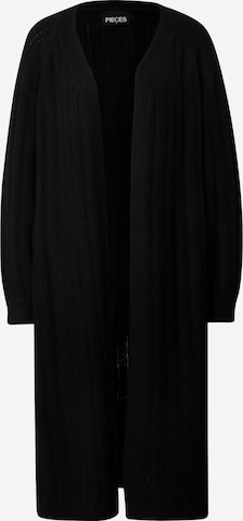 Cardigan 'Maggy' PIECES en noir : devant