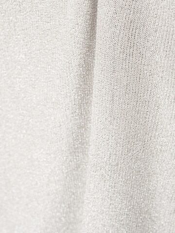 MANGO Sweter 'KLING' w kolorze srebrny