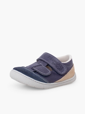 Pisamonas First-Step Shoes in Blue: front