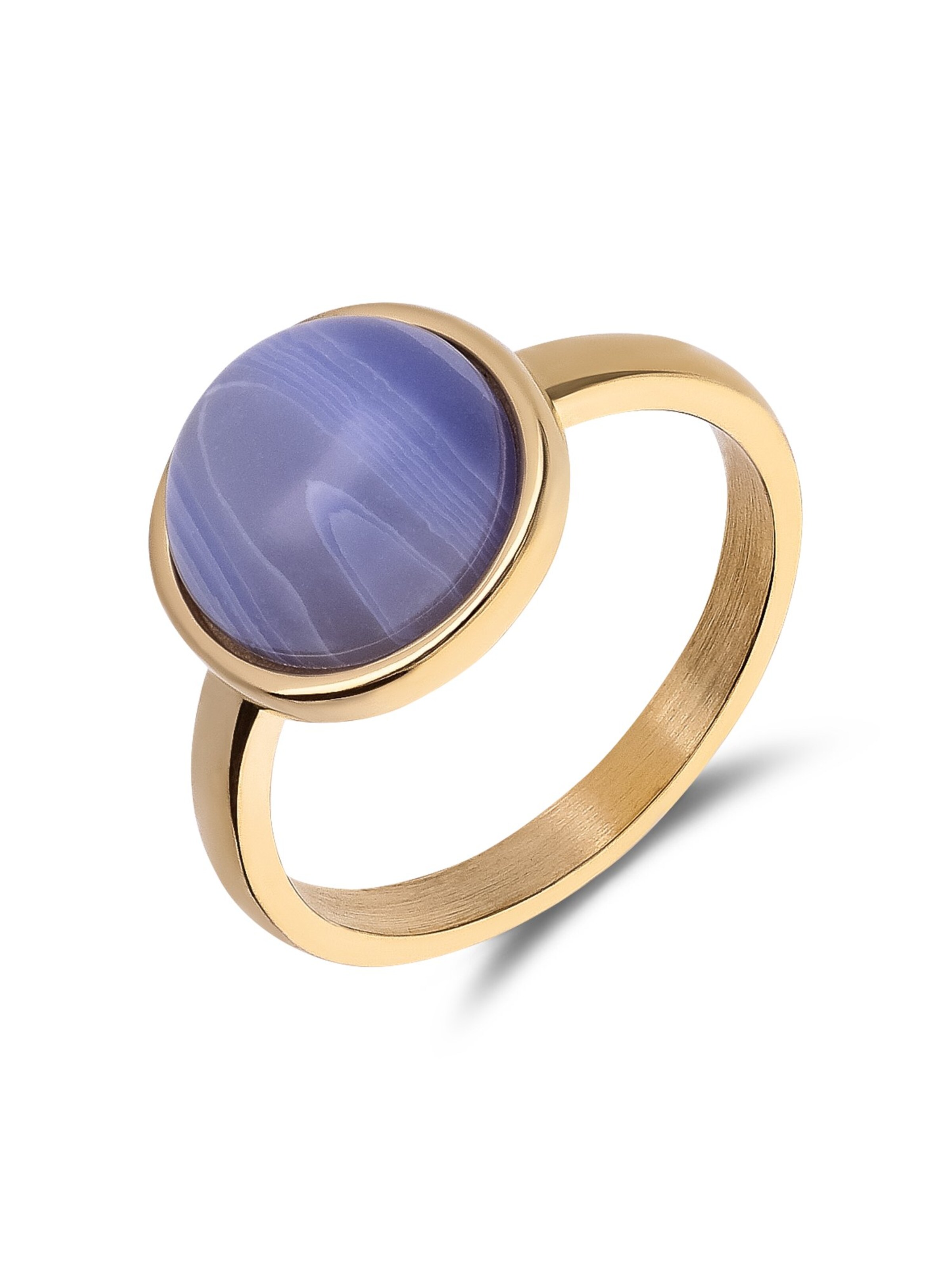 Lucardi Ring in Gold: Vorderseite