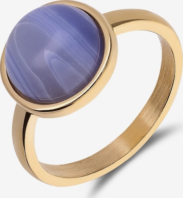 Lucardi Ring in Gold: front