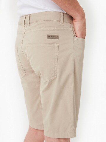 Organication Regular Shorts in Beige