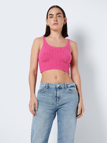 Noisy may Knitted top 'Sweet' in Pink: front