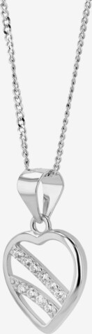 Akzent Pendant '"Kokoro" aus 925 Sterlingsilber, rhodiniert, langlebig' in Silver: front