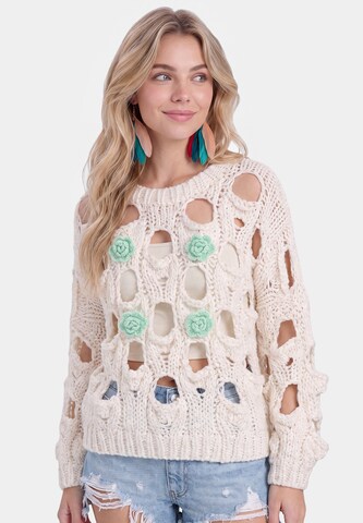 IZIA - Jersey en blanco: frente