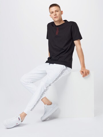 HUGO Red Tapered Pants 'Daky213' in White