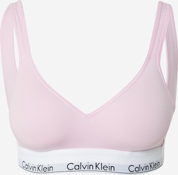 Bustier Soutien-gorge Calvin Klein Underwear en rose : devant