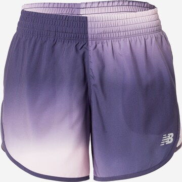 new balance Regular Workout Pants 'Accelerate 5' in Purple: front