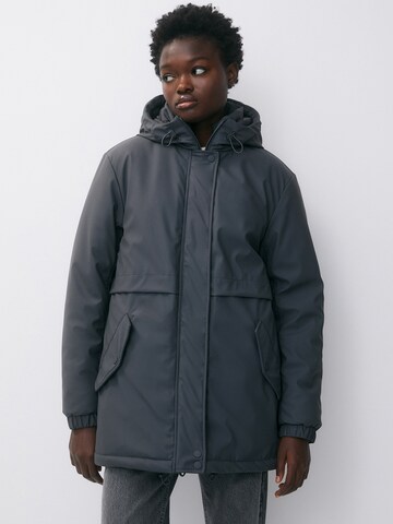 Pull&Bear Tussenjas in Grijs: voorkant