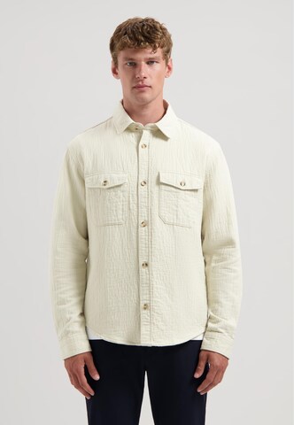 Coupe regular Chemise 'Otes' Dstrezzed en gris : devant