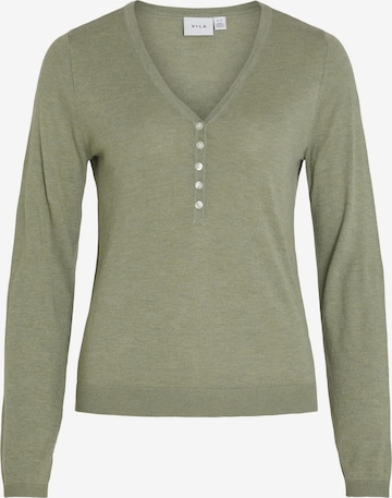 VILA Sweater in Green: front