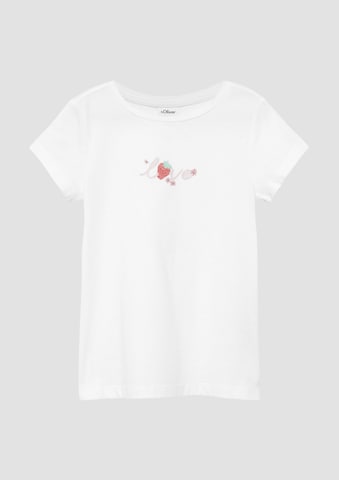 T-Shirt s.Oliver en blanc