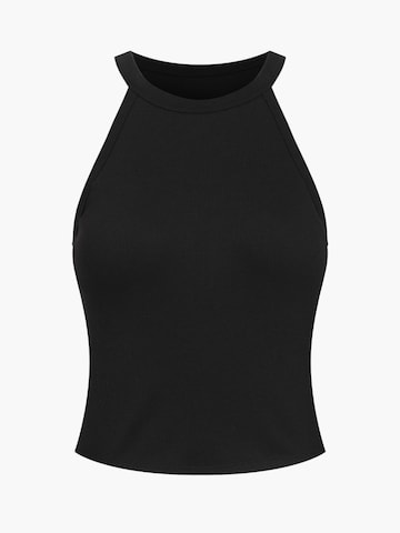 cfab (formerly creamy fabrics) Topp 'Neck Holder Bra Top' i svart: framsida