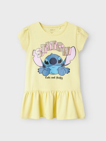 NAME IT Dress 'NMFFoda Stitch' in Yellow: front