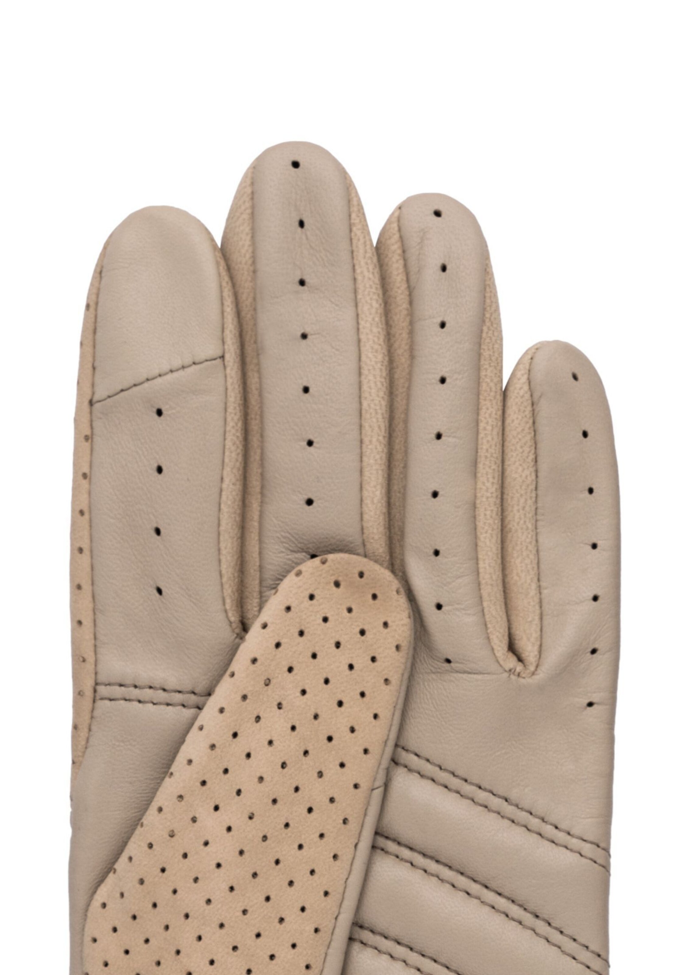 Mezzoguanti 'FERRARA TOUCH' di Roeckl in beige