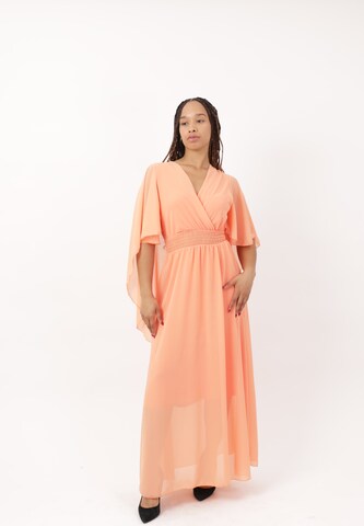Elara Jurk in Oranje: voorkant