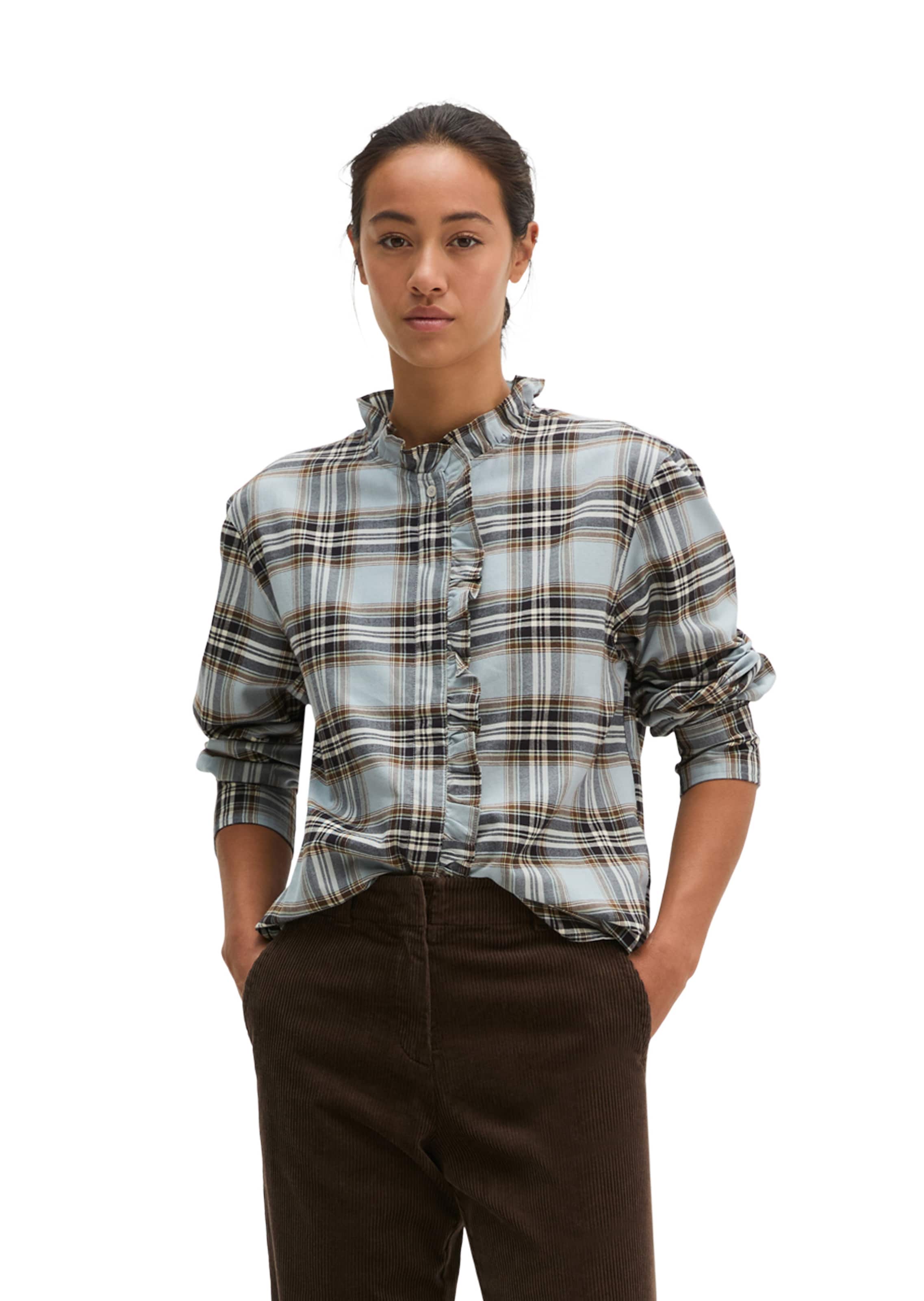 Marc O'Polo Blouse in Blauw: voorkant