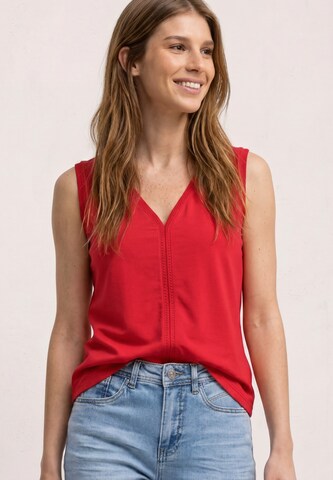 STREET ONE Top in Rot: Vorderseite