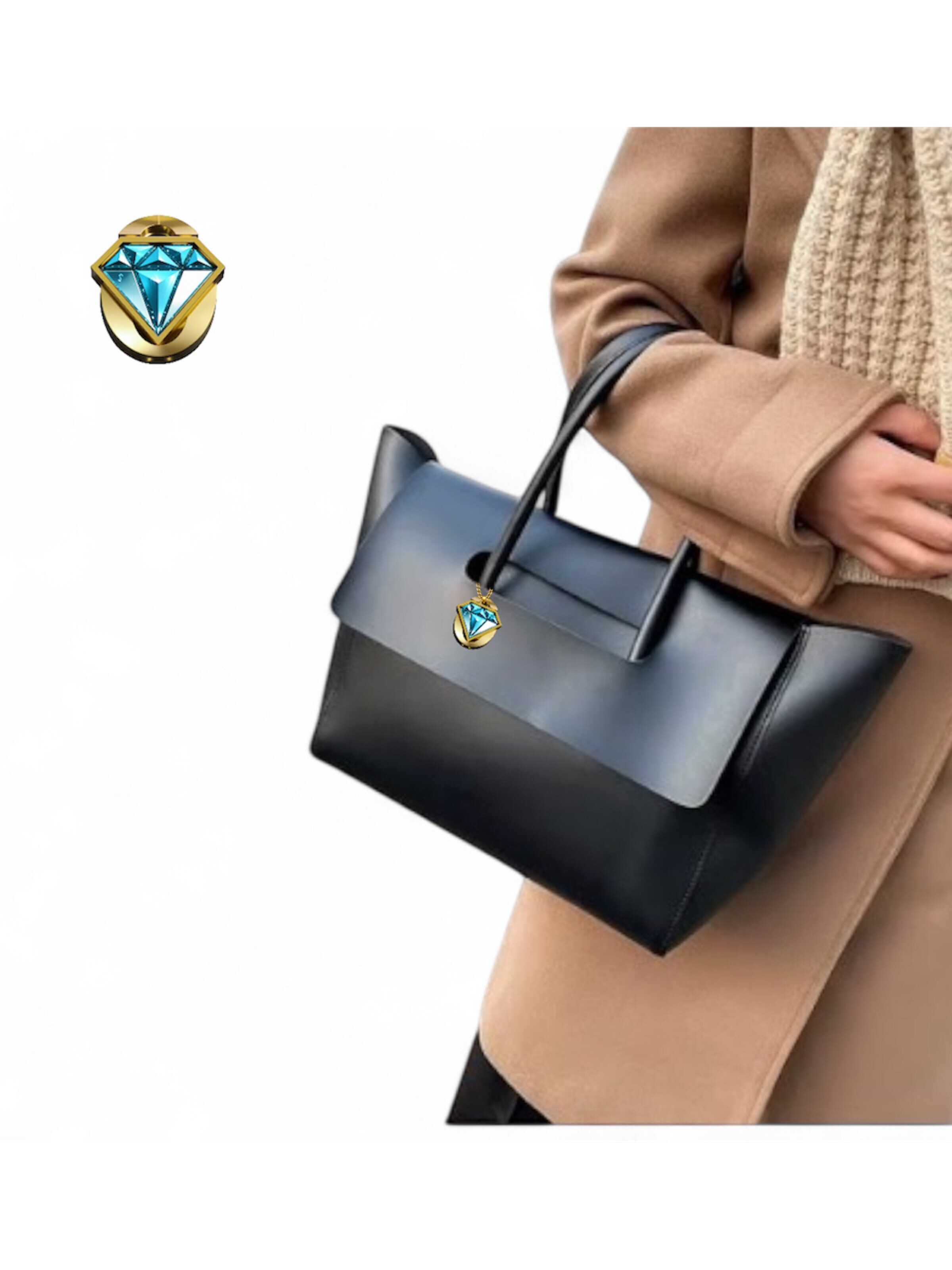 Elegon Handbag 'Model Bhutan' in Black