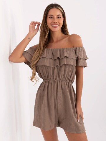 Madnezz House Jumpsuit 'A5050.65' in Beige: front