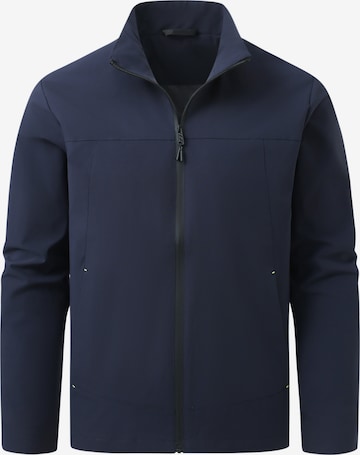 ALLTHEMEN Between-Season Jacket 'Windspur' in Blue: front
