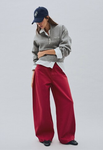 Bershka Sweater in Grey