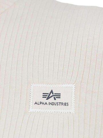 ALPHA INDUSTRIES Sweatshirt 'X-Fit' in Weiß