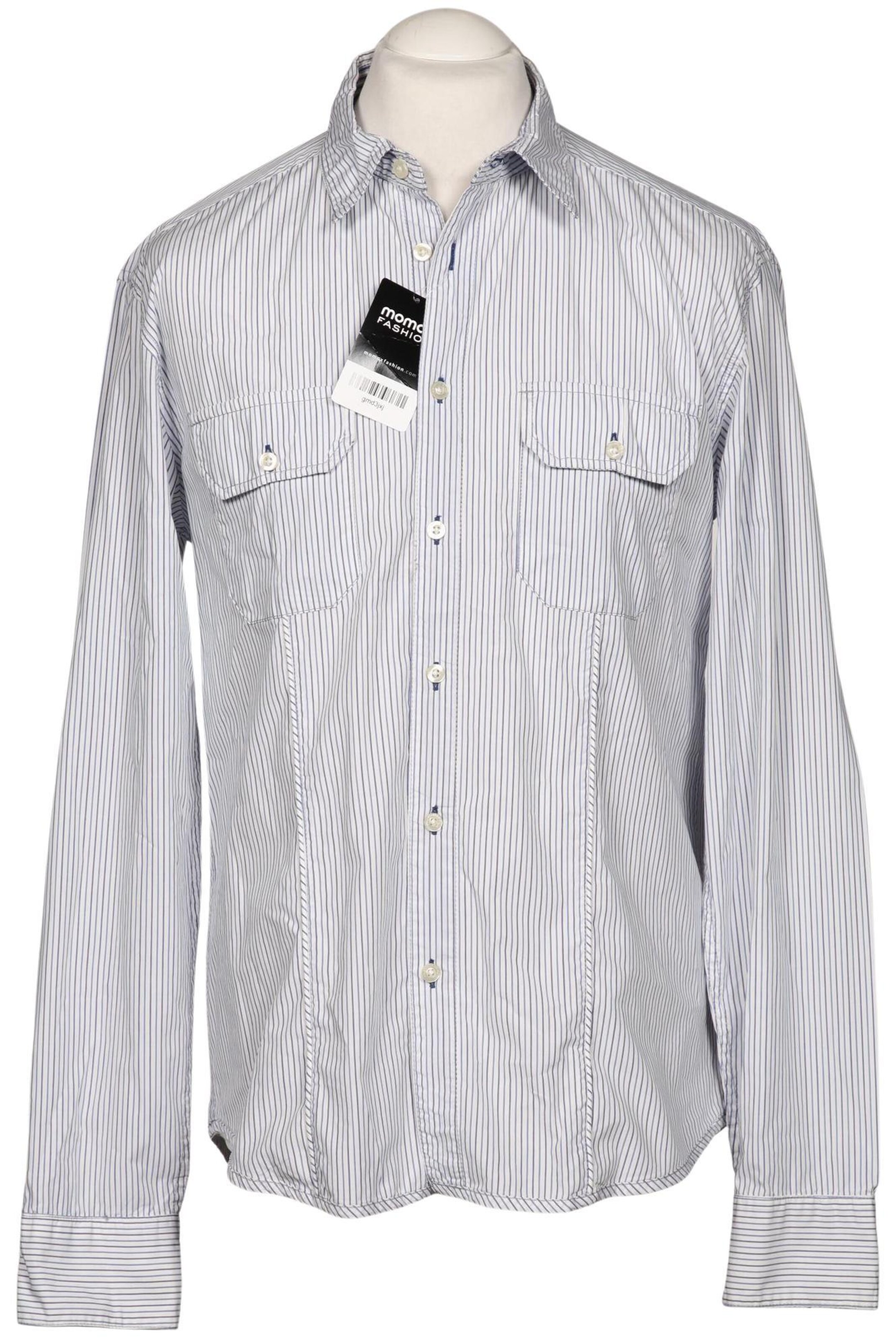 JACK & JONES Button Up Shirt in L in Blue: front