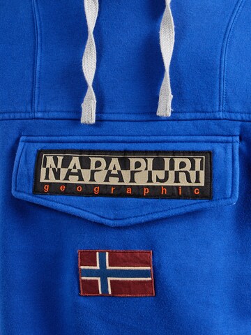 NAPAPIJRI Sweatshirt 'BURGEE WINT 2' in Blau