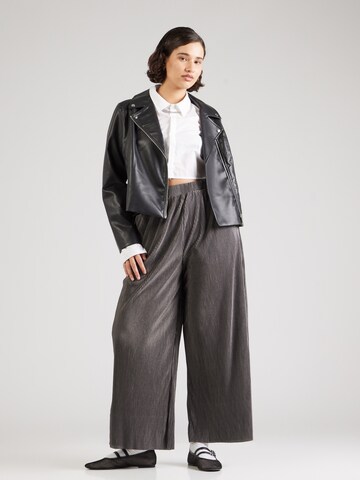 ONLY Carmakoma Wide leg Trousers 'CARTERA' in Grey